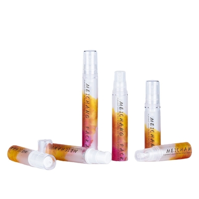 Emballage de soins de la peau 5 ml 10 ml AS Bouteille de pompe sans air en plastique ronde de forme garantie