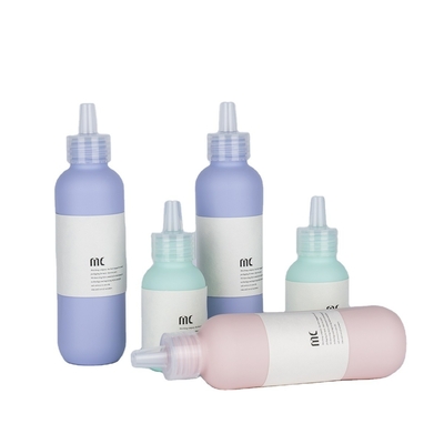 Bouteille ronde pour 60 ml 80 ml 100 ml 120 ml 150 ml emballage en plastique HDPE liquide