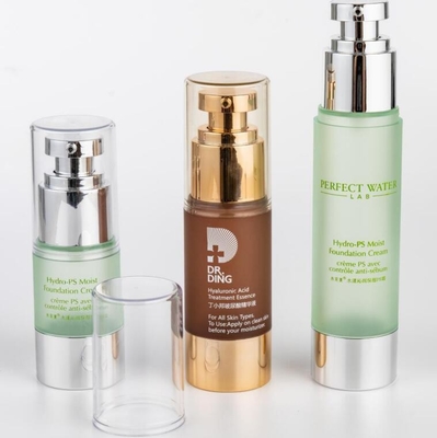Conception personnalisée économique Bouteille sans air de 30 ml pour la crème pour les yeux et le matériau plastique