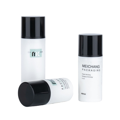 Bouteille de pompe à lotion sans air en PP de 15 ml 30 ml 50 ml pour l'impression sur écran d'emballages de beauté