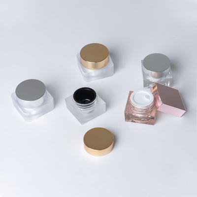 Nettoyeur du visage 5g 15g contenant acrylique Bouteilles de luxe pour cosmétiques Bouteille de crème pour les yeux