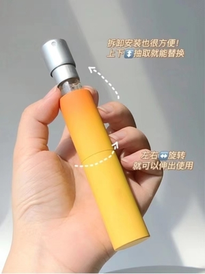 Conception personnalisée économique Bouteille de pulvérisation en aluminium de 8 ml pour les parfums et le rafraîchissement buccal
