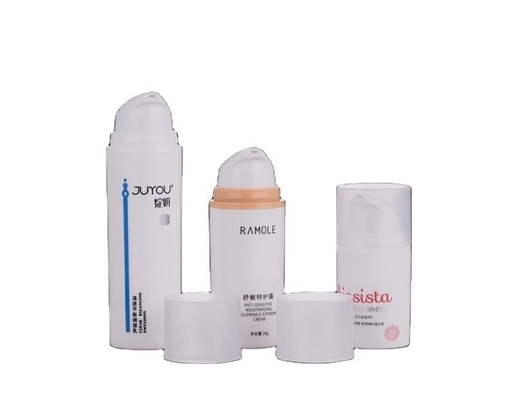 Bouteille de pompe à lotion sans air PP/PCR de 15 ml 30 ml 50 ml pour l'impression à écran et le dosage uniforme