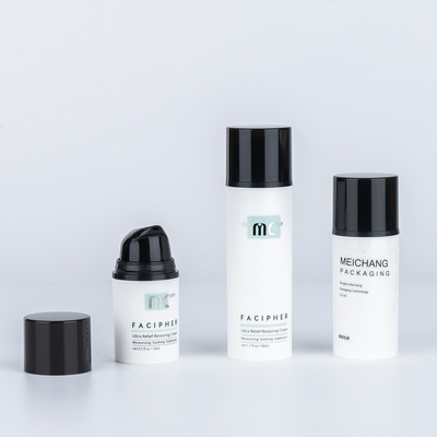 Bouteille de pompe à lotion sans air PP/PCR de 15 ml 30 ml 50 ml pour l'impression à écran et le dosage uniforme