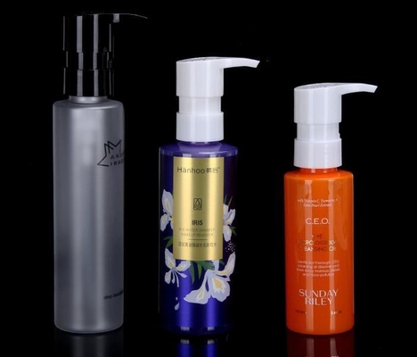 Bouteille de lotion en plastique PET personnalisée pour emballage cosmétique de 100 ml 130 ml 150 ml