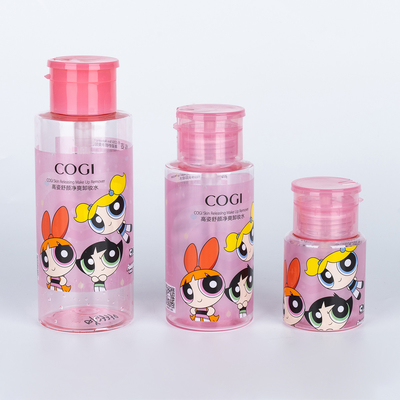 200 ml 500 ml de luxe PET emballage de soins de la peau vernis à ongles élimineur de pompe dispensateur bouteille