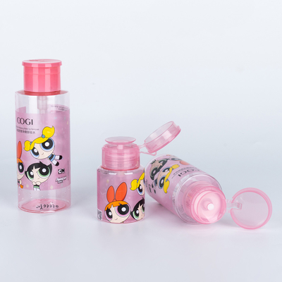 200 ml 500 ml de luxe PET emballage de soins de la peau vernis à ongles élimineur de pompe dispensateur bouteille