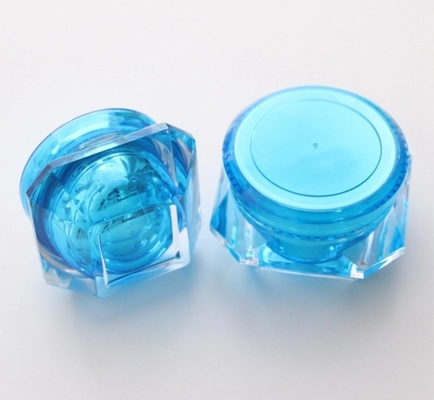 Matériau du collier ACRYLIC 15g 30g 50g Contenant pour la crème pour les yeux de luxe dans un pot de diamant