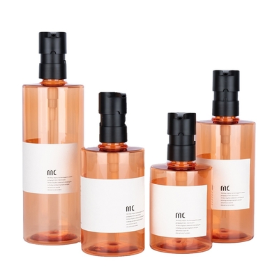 200 ml 250 ml 300 ml 400 ml PET PP Bouteille de shampooing avec pulvérisateur à pompe et sérigraphie