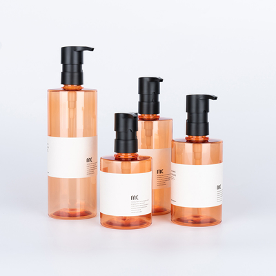 200 ml 250 ml 300 ml 400 ml PET PP Bouteille de shampooing avec pulvérisateur à pompe et sérigraphie