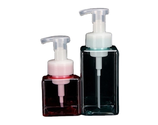 450 ml d'impression à écran en PET carré Bouteille vide pour emballage cosmétique
