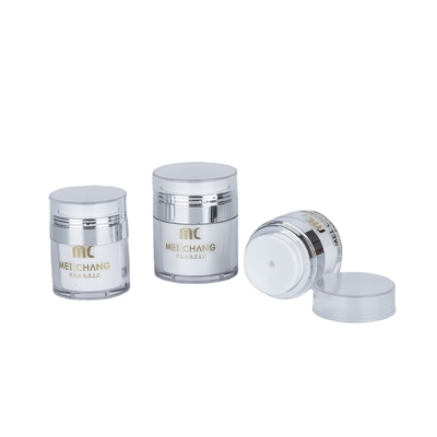 Récipient cosmétique à sérigraphie 15 ml 30 ml 50 ml pour emballage cosmétique acrylique crème