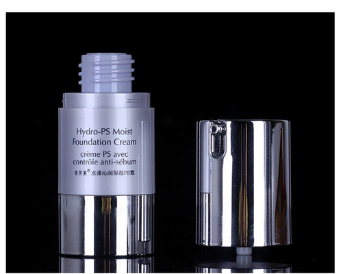 20 ml de pompe à lotion personnalisée, pulvérisateur de brouillard sans air, bouteilles cosmétiques avec capuchon à couronne