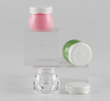 Emballage cosmétique acrylique en plastique de 10 ml pour une petite crème pour le visage