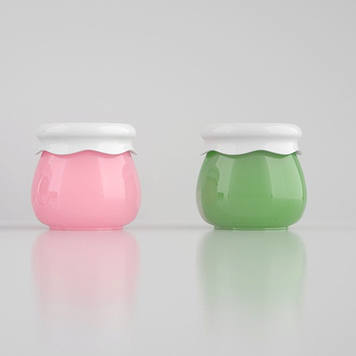 Emballage cosmétique acrylique en plastique de 10 ml pour une petite crème pour le visage