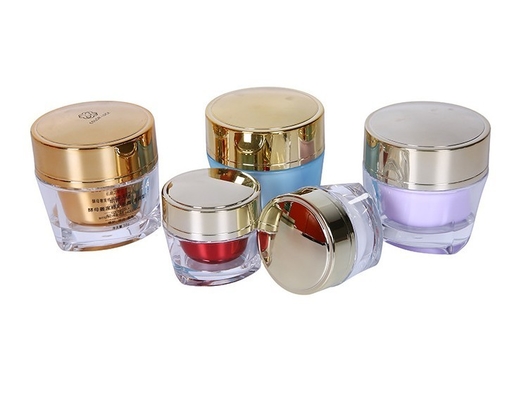 Corps en acrylique PP Réservoir intérieur 15 g Crème pour soins de la peau vide Crème pour le visage Récipient cosmétique Crème en pot