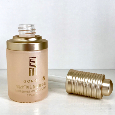 Bouteille à goutte à goutte en verre de 30 ml, résistante aux enfants, pour la crème pour les yeux, bouteille d' essence de luxe