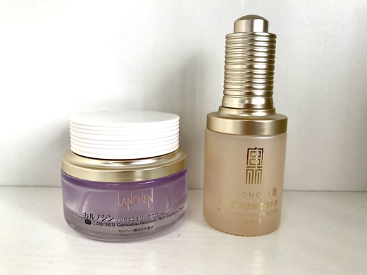 Bouteille à goutte à goutte en verre de 30 ml, résistante aux enfants, pour la crème pour les yeux, bouteille d' essence de luxe