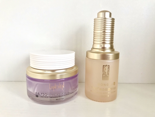 Bouteille à goutte à goutte en verre de 30 ml, résistante aux enfants, pour la crème pour les yeux, bouteille d' essence de luxe
