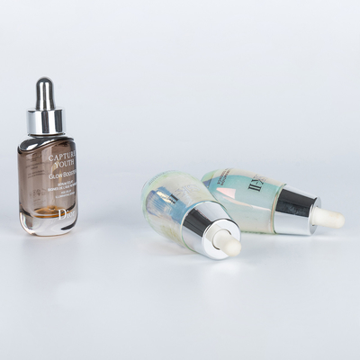 Bouteille de gouttelette en verre ronde compétitive pour sérum et essence 30 ml 50 ml n'importe quelle couleur est acceptable