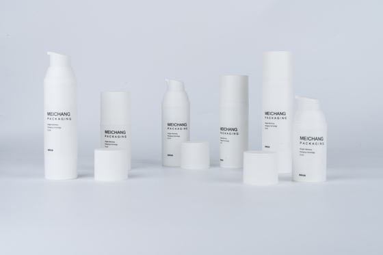 15 ml 30 ml 50 ml pompe à lotion sans air blanche mat bouteille 0,25 ml pompe à pulvérisation à décharge Pp
