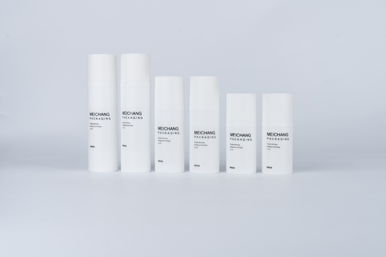 15 ml 30 ml 50 ml pompe à lotion sans air blanche mat bouteille 0,25 ml pompe à pulvérisation à décharge Pp