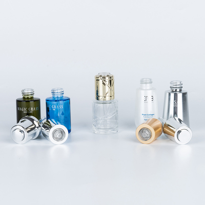 Bouteille de gouttelette en verre rotatif de 30 ml pour le sérum et l' essence de shampooing à grande capacité