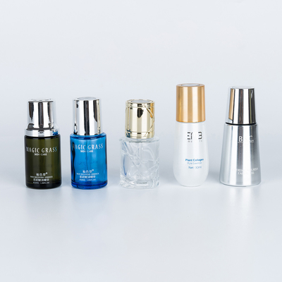 Bouteille de gouttelette en verre rotatif de 30 ml pour le sérum et l' essence de shampooing à grande capacité