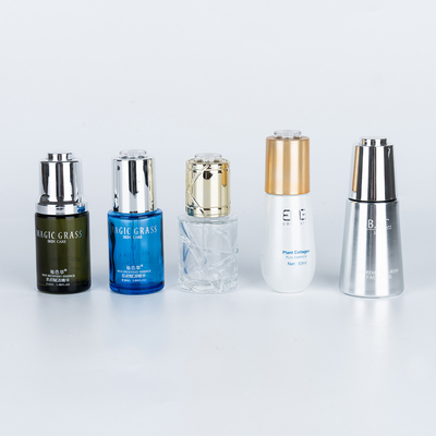Bouteille de gouttelette en verre rotatif de 30 ml pour le sérum et l' essence de shampooing à grande capacité