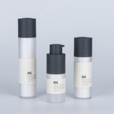 15ml 30ml 50ml soin de la peau Twist Acrylique Pompes sans air Bouteille de design de luxe personnalisable