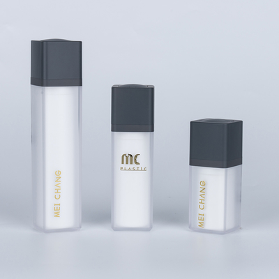 Bouteille de pompe à lotion acrylique personnalisable pour les soins de la peau 15ml 30ml 50ml