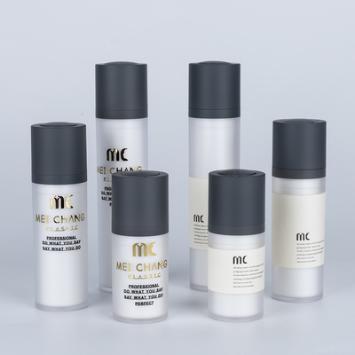 Bouteille de pompe à lotion acrylique personnalisable pour les soins de la peau 15ml 30ml 50ml