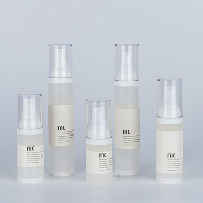 Bouteille de pompe sans air en plastique de 10 ml 15 ml 30 ml 40 ml 50 ml pour crème faciale crème pour les yeux