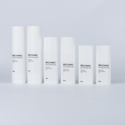 Bouteille de pompe à lotion sans air pour lotion pour le corps 15 ml 30 ml 50 ml Blanc rond 0,25 ml