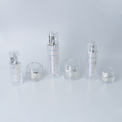 30g 50g 15g 50ml 30ml 100ml 120ml Caps acryliques Ensemble de soins de la peau Crème bocaux en plastique 10000pcs