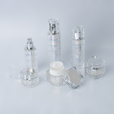 30g 50g 15g 50ml 30ml 100ml 120ml Caps acryliques Ensemble de soins de la peau Crème bocaux en plastique 10000pcs