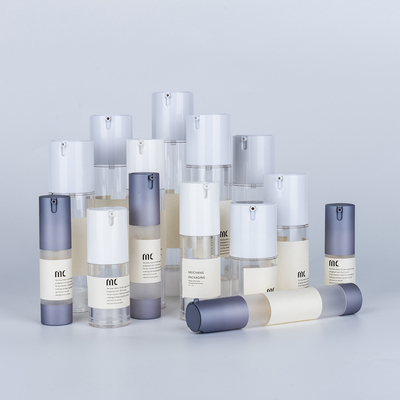 Bouteille de pompe sans air en plastique de 10 ml 15 ml 20 ml 30 ml 50 ml 80 ml 100 ml 120 ml pour les soins de la peau
