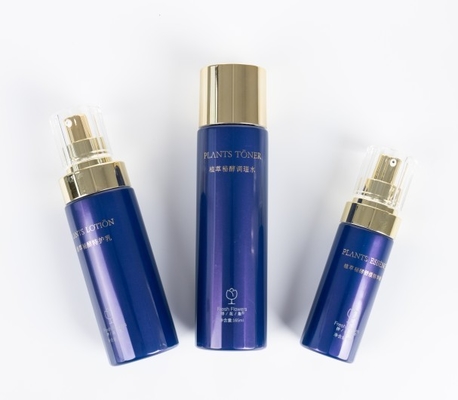 Bouteille cosmétique de 40 ml en matière de collier en PET avec capuchon acrylique et emballage de cosmétiques de luxe
