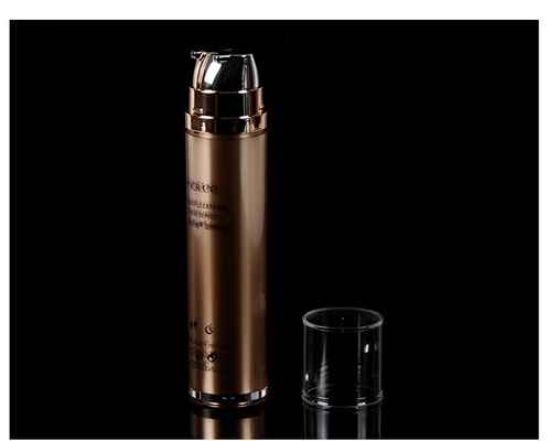 Bouteille cosmétique sans air de couleur 25 ml Gravure à l'intérieur AS Bouteille intérieure double Émulsion de luxe