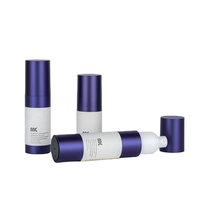 Bouteille de pompe sans air cosmétique de haute qualité de couleur personnalisée 30 ml 50 ml 100 ml pour lotion corporelle