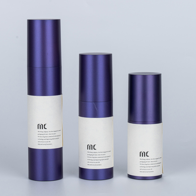 Bouteille de pompe sans air cosmétique de haute qualité de couleur personnalisée 30 ml 50 ml 100 ml pour lotion corporelle