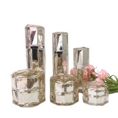 Collier acrylique Luxe Ensemble de soins de la peau sur mesure avec 15g 30g 50g 30ml 50ml 75ml Capacité