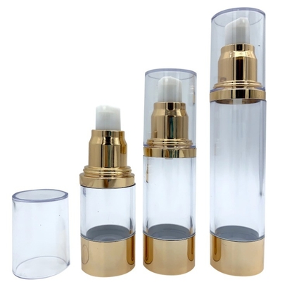 Matériau PP 15 ml 30 ml 50 ml Bouteille de pompe sans air pour sérigraphie et soins personnels
