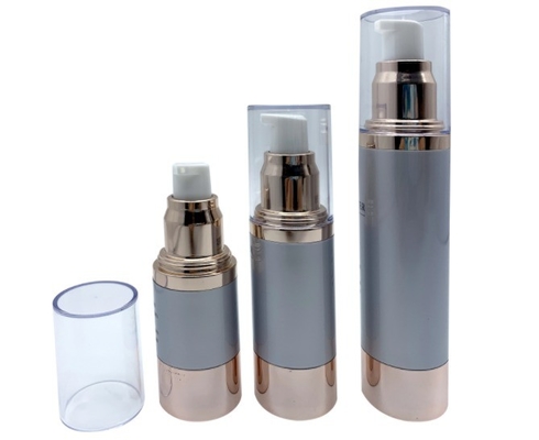 Matériau PP 15 ml 30 ml 50 ml Bouteille de pompe sans air pour sérigraphie et soins personnels