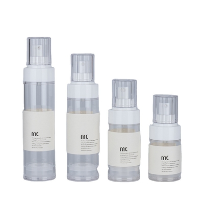 AS PP Bouteille de lotion de pompe vide sans air 30 ml 50 ml 60 ml 80 ml 100 ml avec capuchon à l' épreuve des enfants