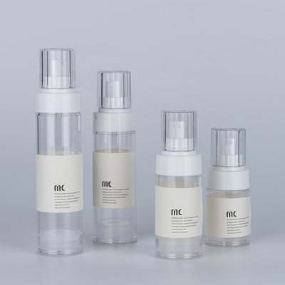 0.25ml Décharge de pompe sans air Bouteille de lotion 30ml 50ml 60ml 80ml 100ml plastique PP