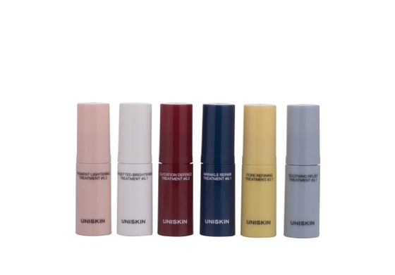 Crème pour les yeux emballage cosmétique bouteille sans air en plastique pour soins personnels sérigraphie 5 ml