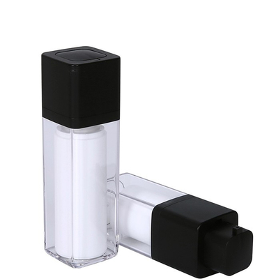 Bouteille de lotion acrylique sans air de 20 ml, 30 ml et 50 ml avec pompe sans air et sérigraphie