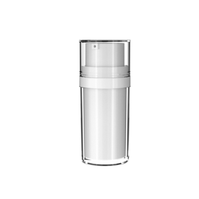 Bouteille à double intérieur de 30 ml 50 ml de capacité Bouteille de luxe émulsion sans air avec bouchon à vis MS