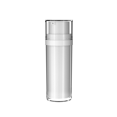 Bouteille à double intérieur de 30 ml 50 ml de capacité Bouteille de luxe émulsion sans air avec bouchon à vis MS